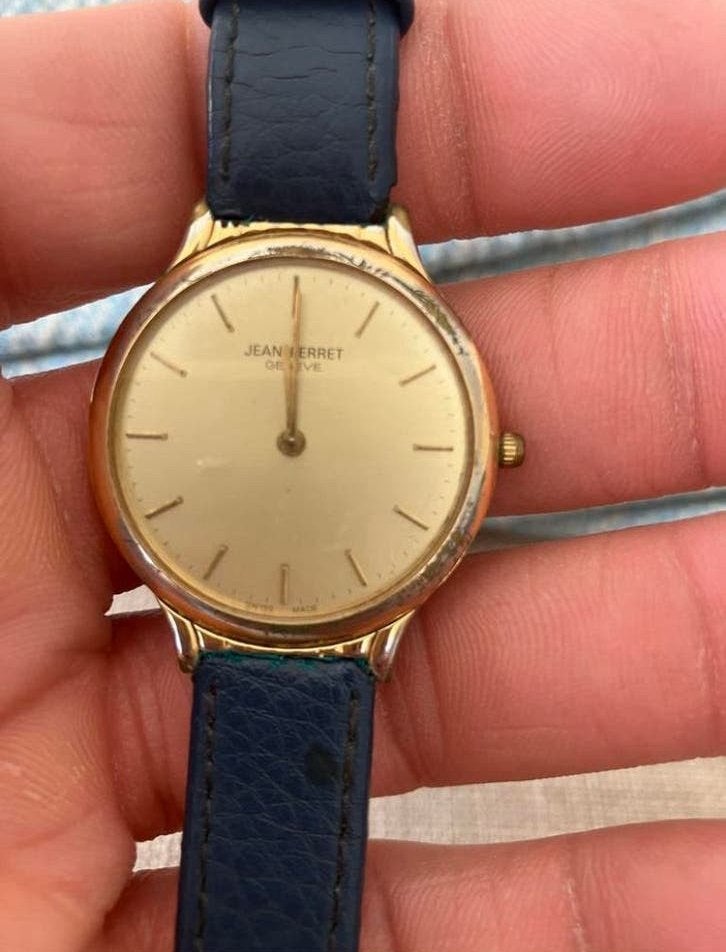 Vintage Jean Perret Genève "Sapphire" 14XL – Opwinder, Overige materialen, Polshorloge, Ophalen, Overige merken