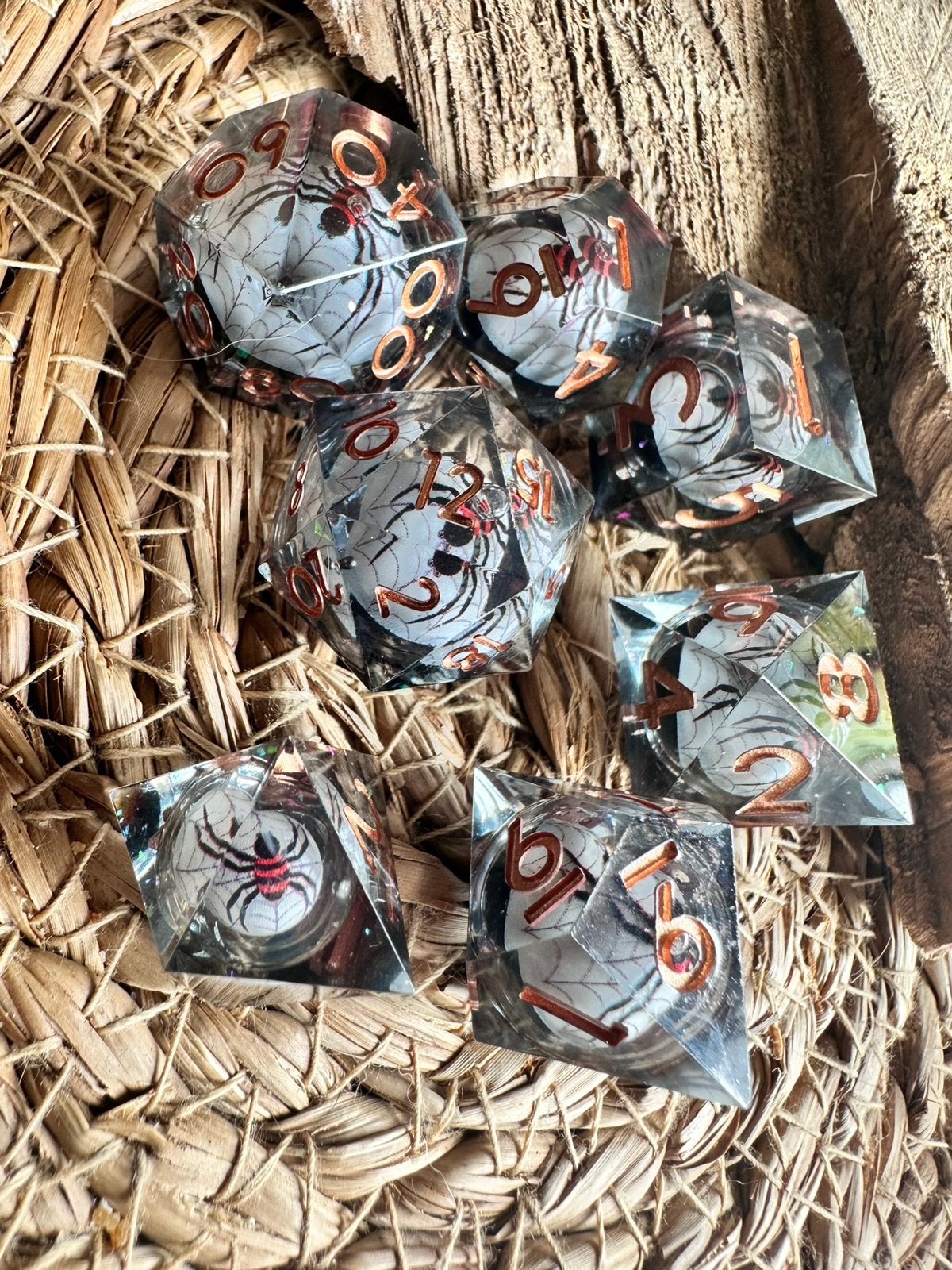 DND Dice / spiders / spin / D&D / RPG / dobbelstenen / nieuw, Ophalen of Verzenden, Nieuw, Overige soorten