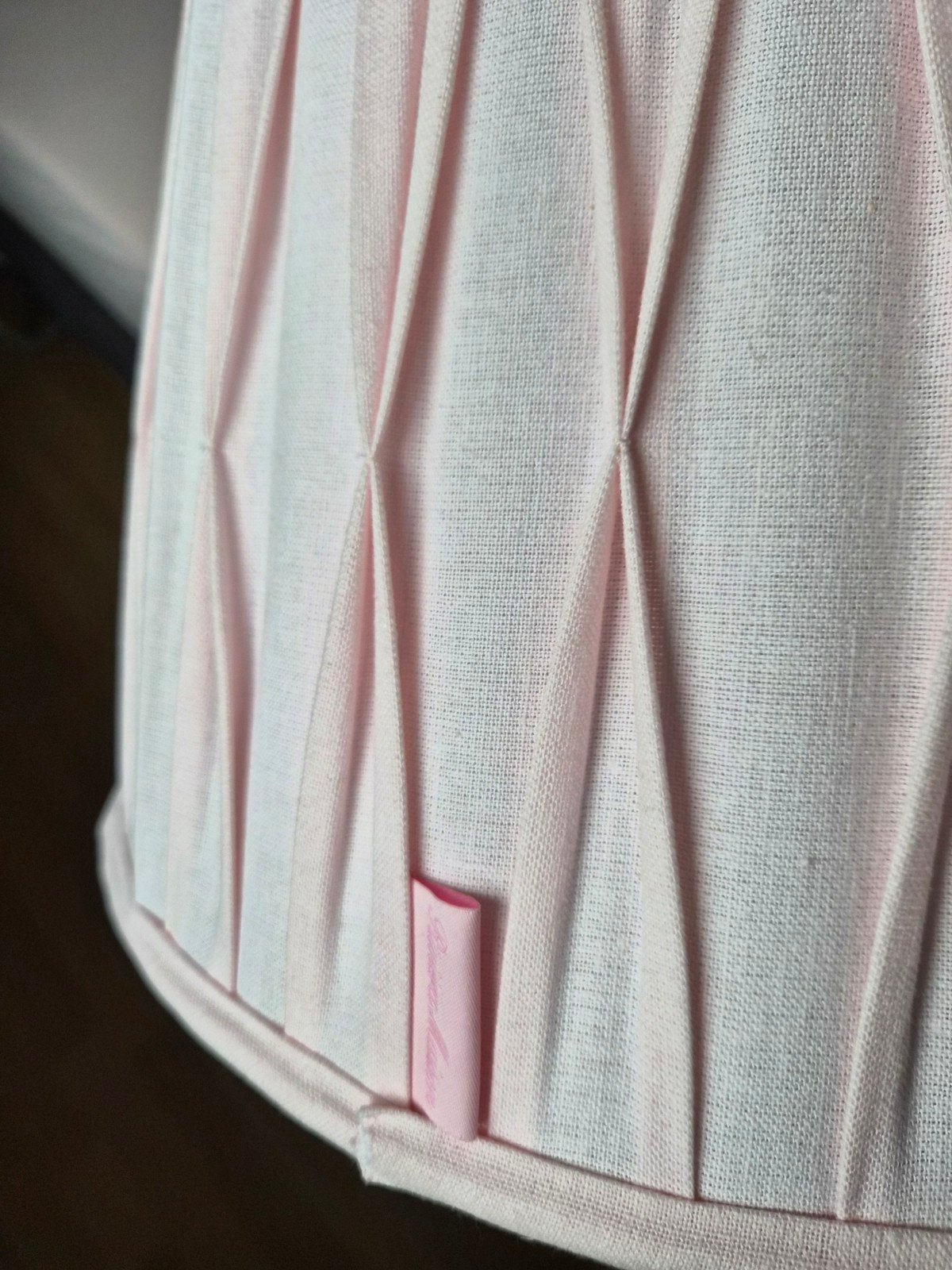 Riviera Maison Lampenkap roze, Ophalen of Verzenden, Zo goed als nieuw, Rond, Minder dan 25 cm