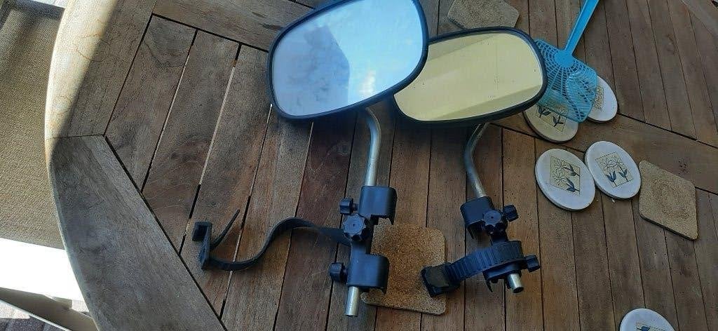 Auto buitenspiegel voor caravan, Ophalen, Gebruikt
