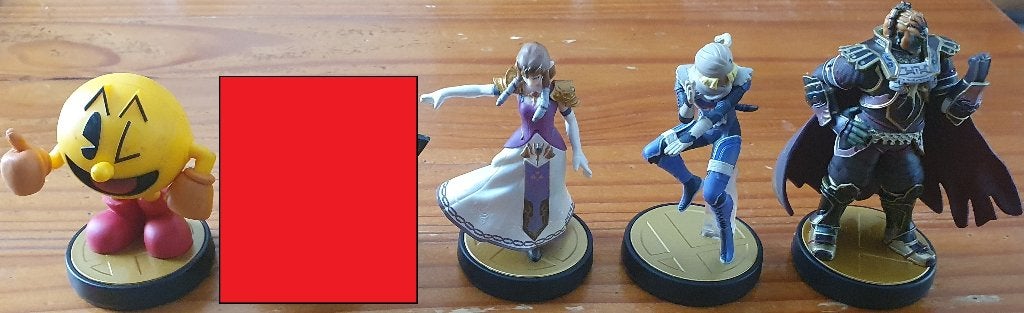 Amiibo Super Smash Bros. Brawl: Zelda + Ganon + Pac-Man, Ophalen of Verzenden, Zo goed als nieuw