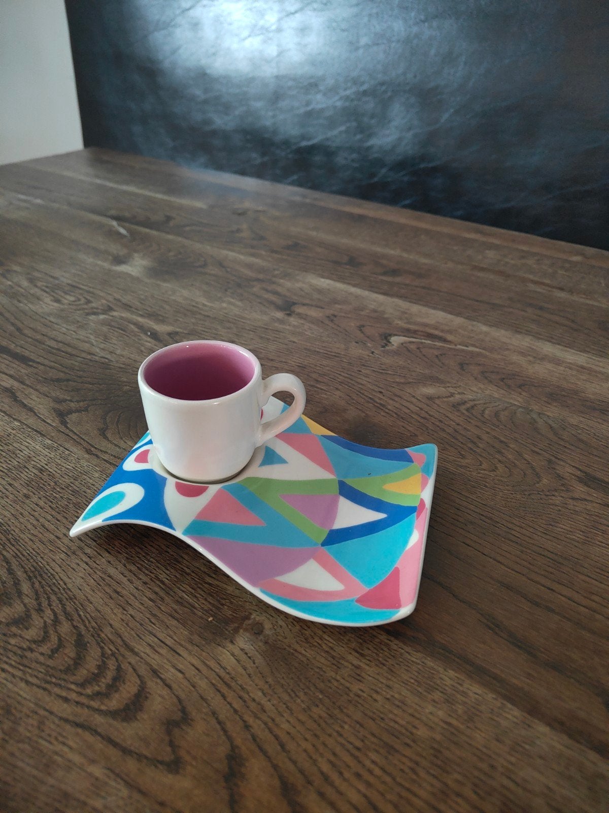 Villeroy & Boch NewWave Caffè schotel met bijpassend kopje, Ophalen of Verzenden, Zo goed als nieuw, Overige stijlen, Kop(pen) en/of Schotel(s)