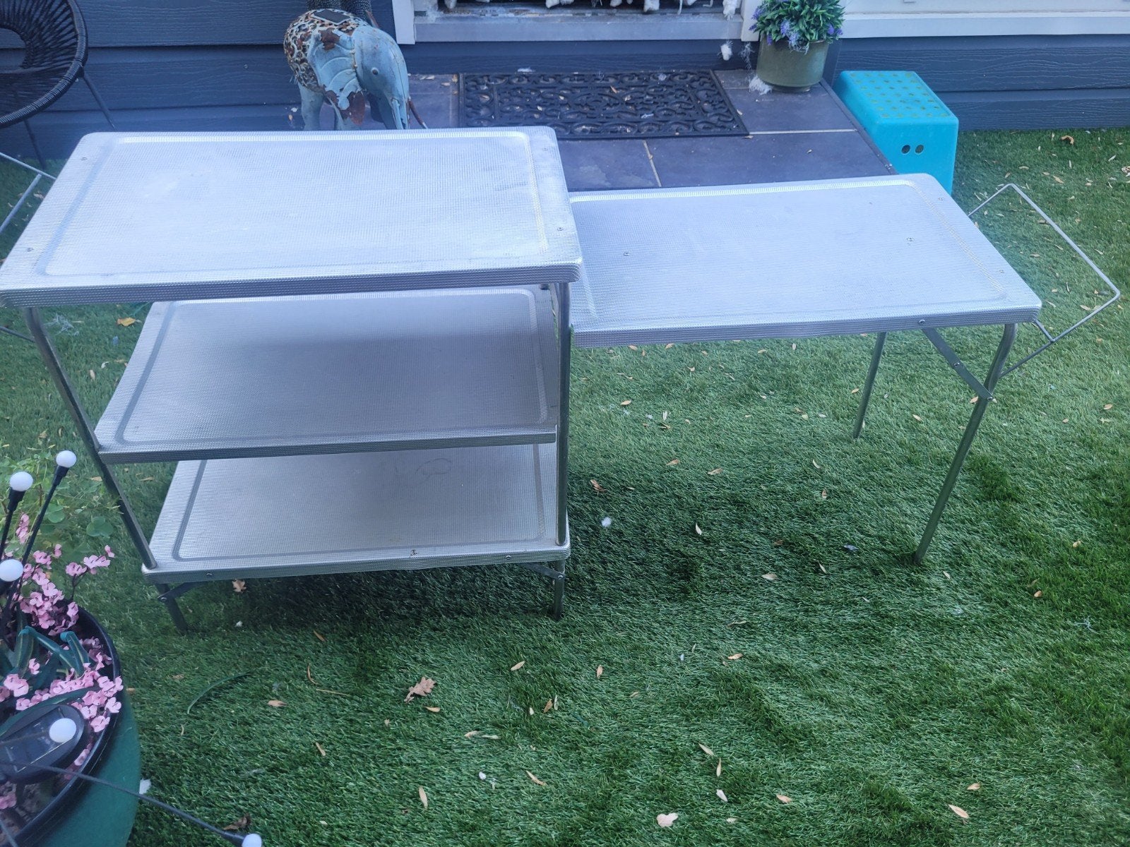 Opvouwbare campingkeuken met tafelblad, Ophalen, Gebruikt, Campingkast