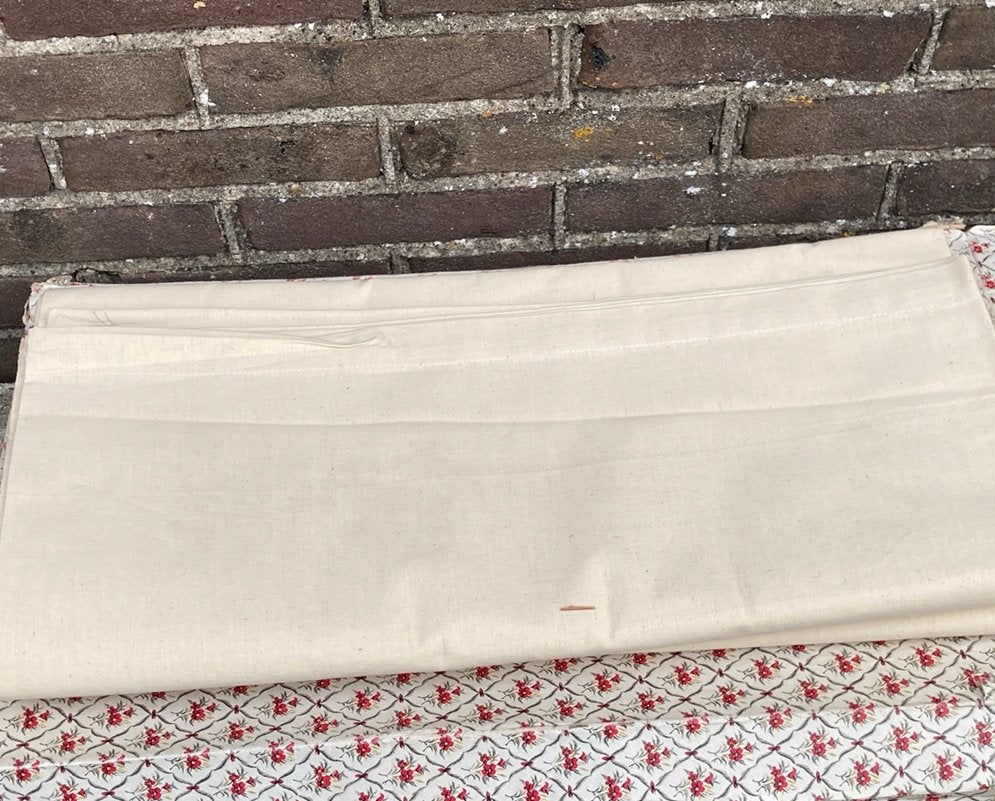 Vintage Franse lakens set van twee, Ophalen of Verzenden