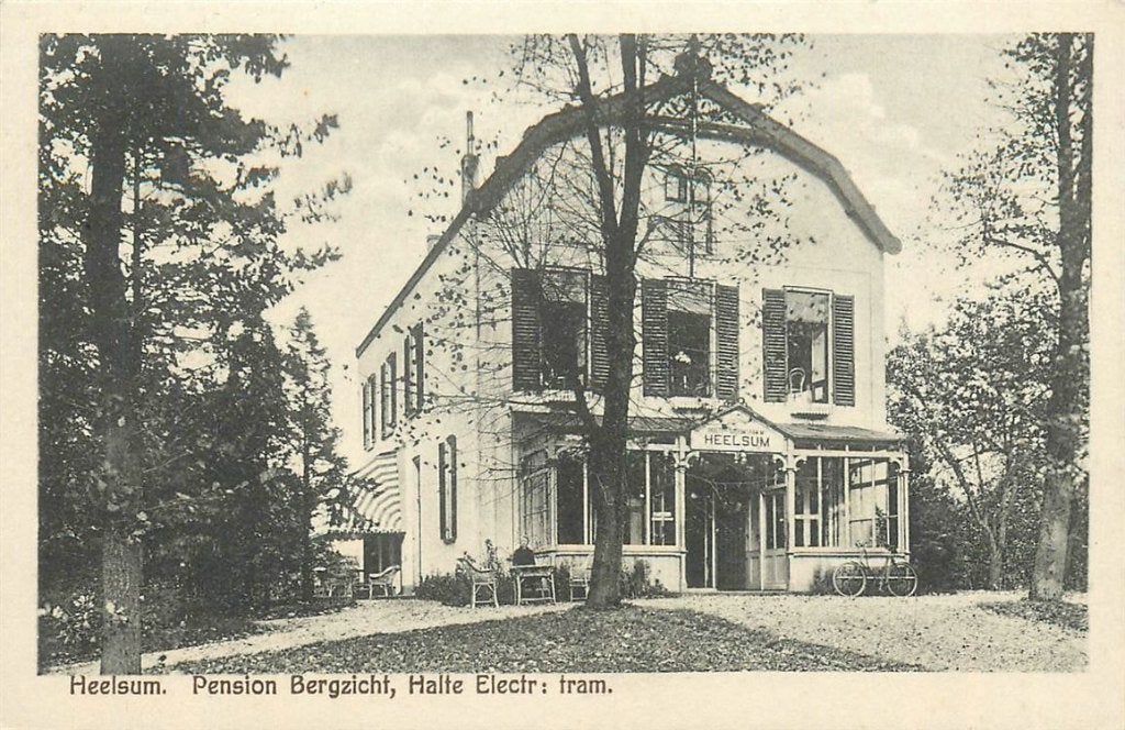378-282-035 Heelsum  Pension Bergzicht, Verzenden, Voor 1920, Gelderland