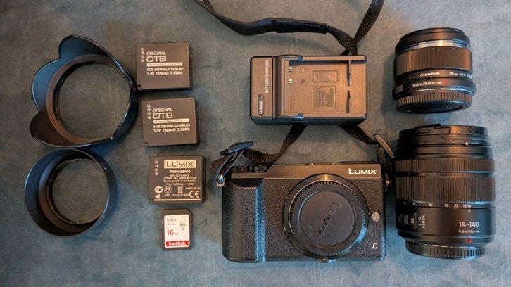 Panasonic Lumix GX80 systeemcamera met lenzen en accessoires, Audio, Tv en Foto, Fotocamera's Digitaal, Panasonic, Kantelbaar/draaibaar scherm