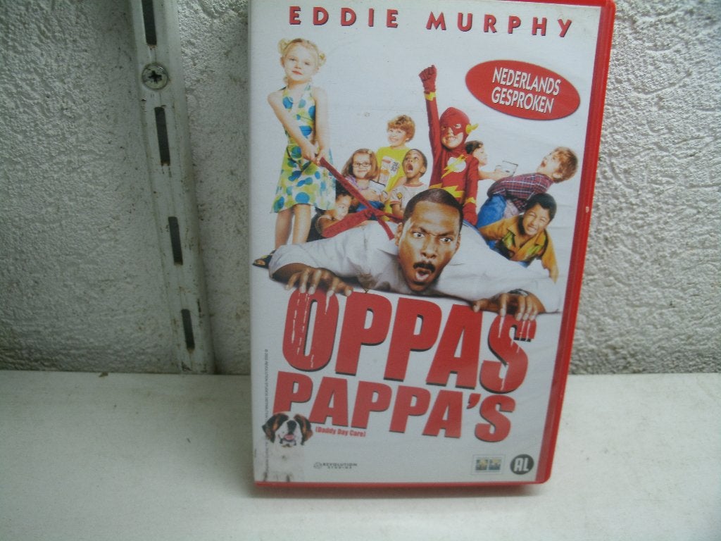 vhs 221b oppas pappa's, Alle leeftijden, Ophalen of Verzenden, Zo goed als nieuw, Actie en Avontuur