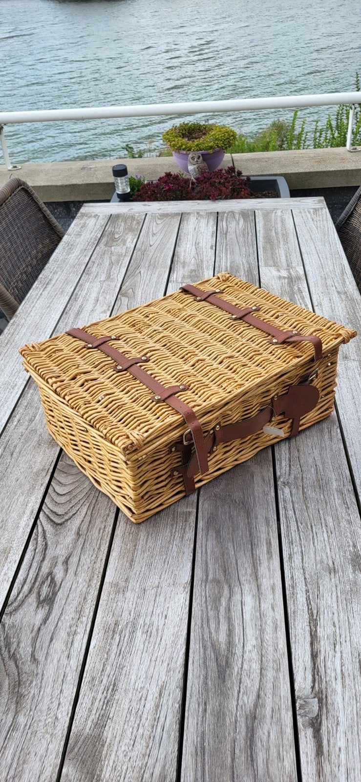 Complete picknickmand voor 4 personen - Zo goed als nieuw, Ophalen, Zo goed als nieuw