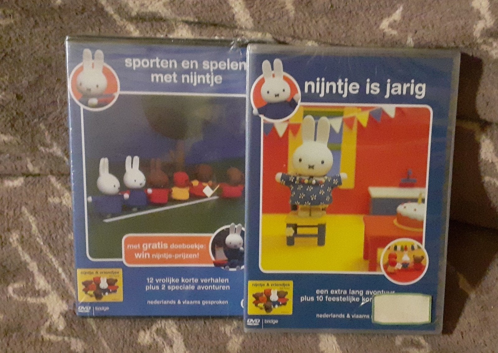 2 nijntje dvd's, Alle leeftijden, Ophalen, Nieuw in verpakking