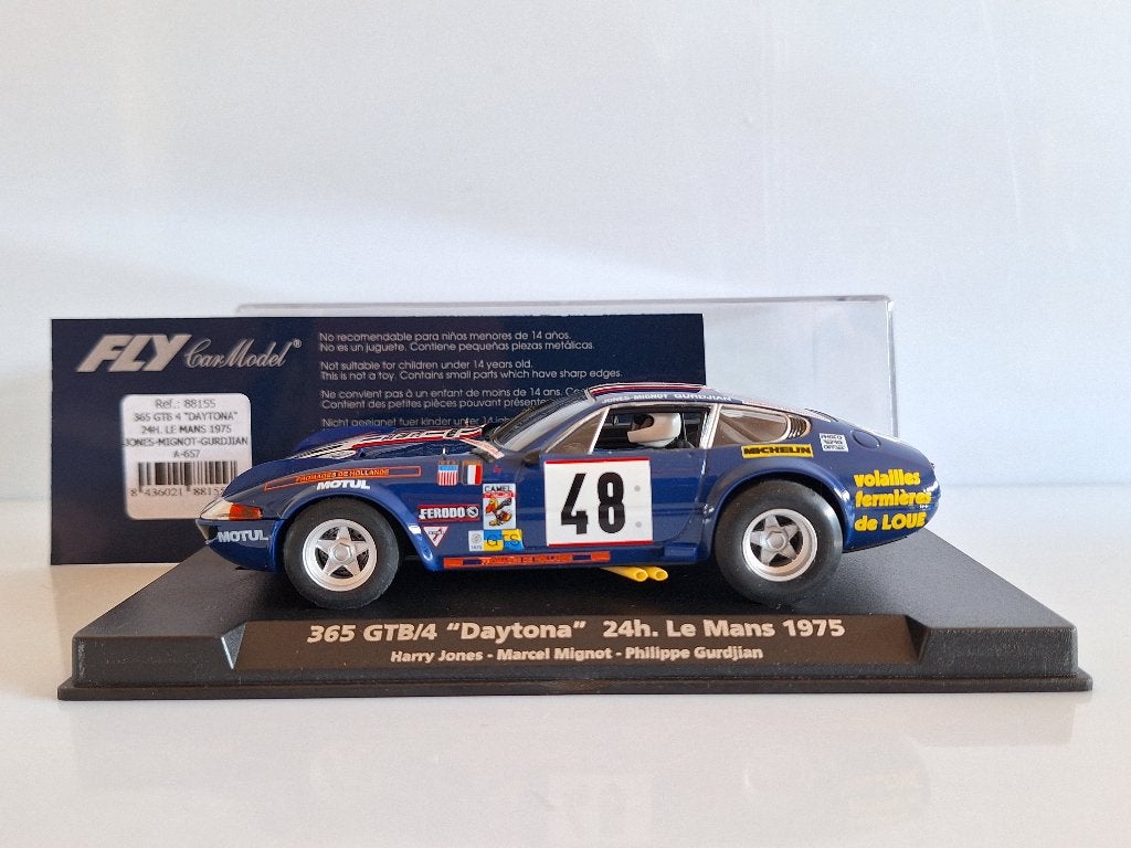 Fly Ferrari 365 GTB/4 "Daytona 24 h Le-Mans 1975 A-657, Overige merken, Racebaan, Fly, Nieuw