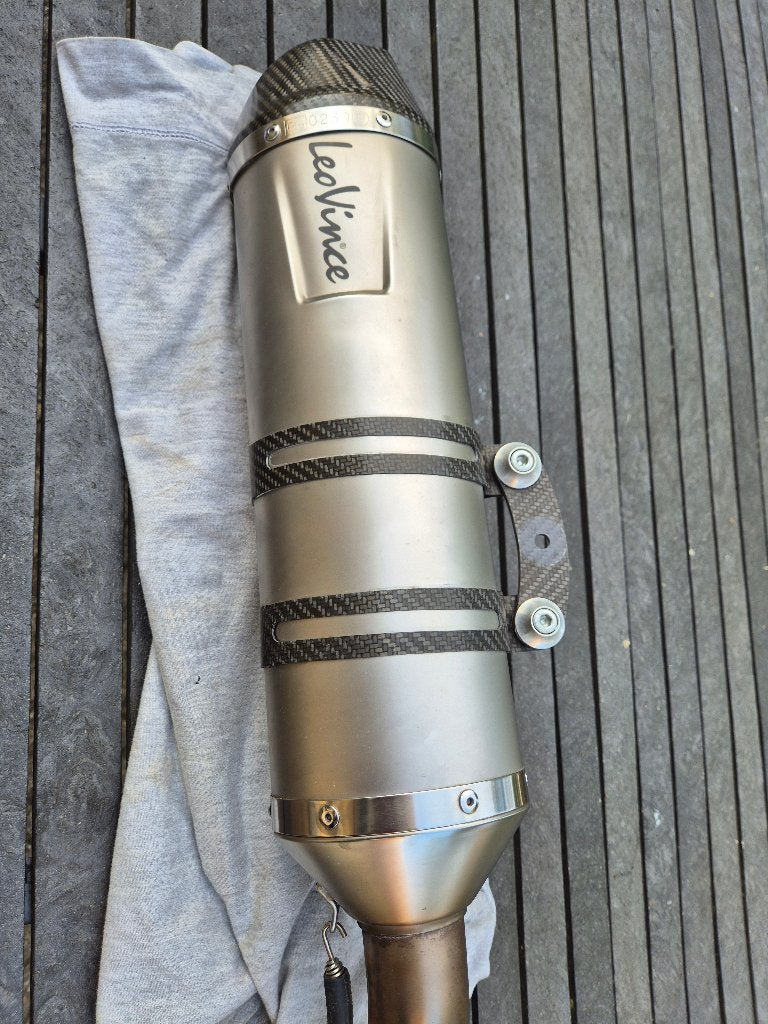 LeoVince Slip-on demper E-keur Triumph Tiger 800, Motoren, Ophalen, Gebruikt