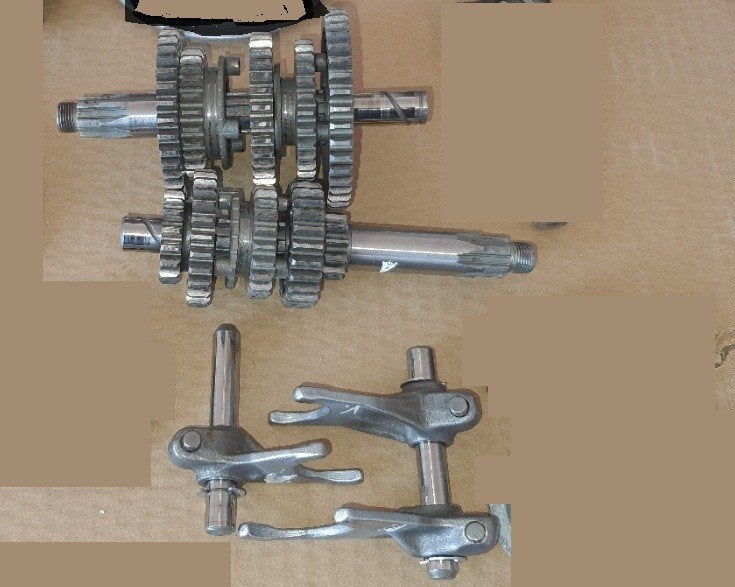 Yamaha FS1 5-speed gearbox, Fietsen en Brommers, Verzenden, Gebruikt, Blok, Yamaha