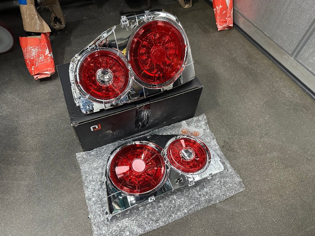 78Works red clear achterlichten Skyline R34 GTT GTR GT-R, Ophalen of Verzenden
