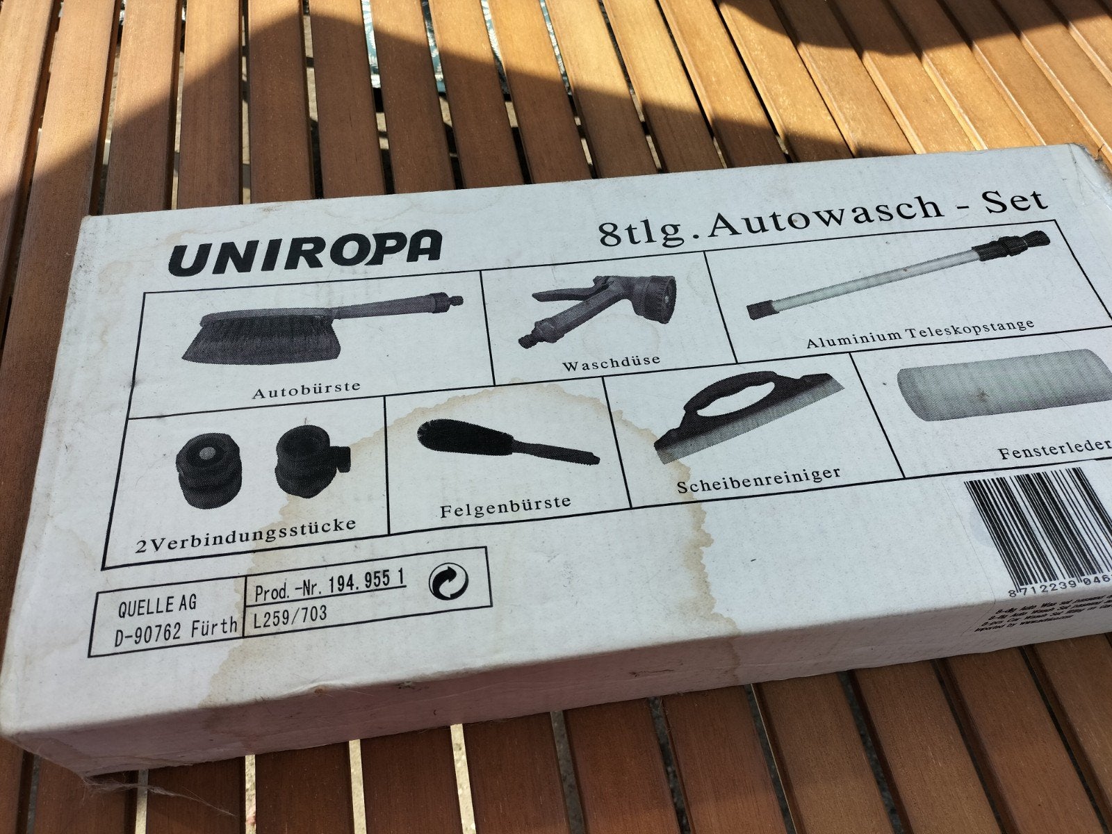 8-delige autowasset passend op Gardena, Ophalen of Verzenden, Nieuw
