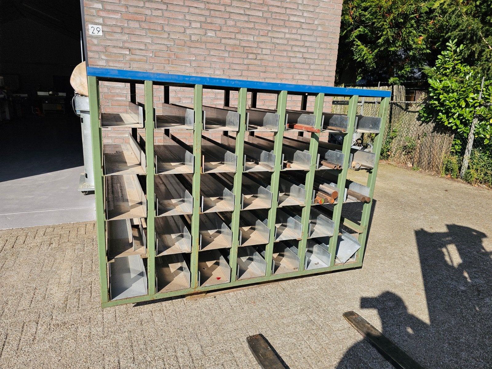 Materiaalrek Stelling voor metaal, Doe-het-zelf en Verbouw, Ophalen, Gebruikt, IJzer