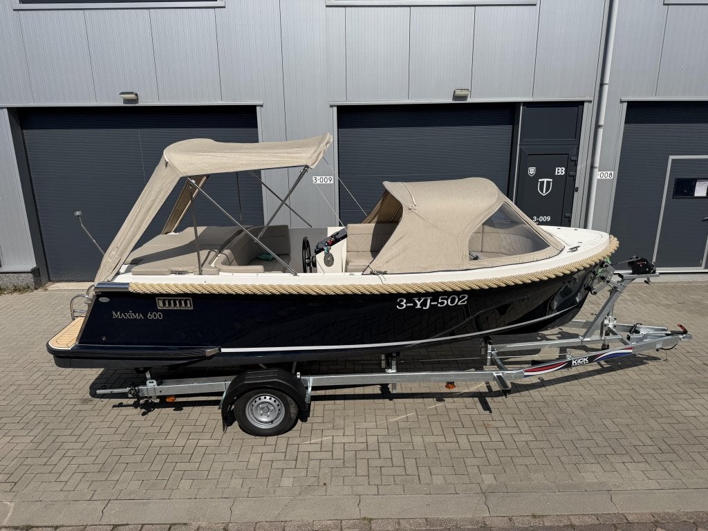 Maxima 600 Tender Sloep incl. Yamaha 40PK 64uren en Trailer, Tender, Wfwatersport@botenverhuurhoorn.nl, 2 m, Maxima
