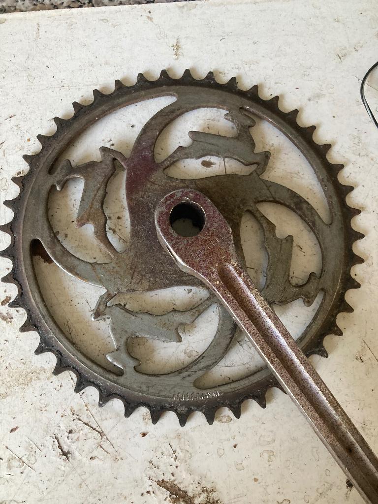 Gazelle tandwiel/crank, Ophalen of Verzenden, Gebruikt