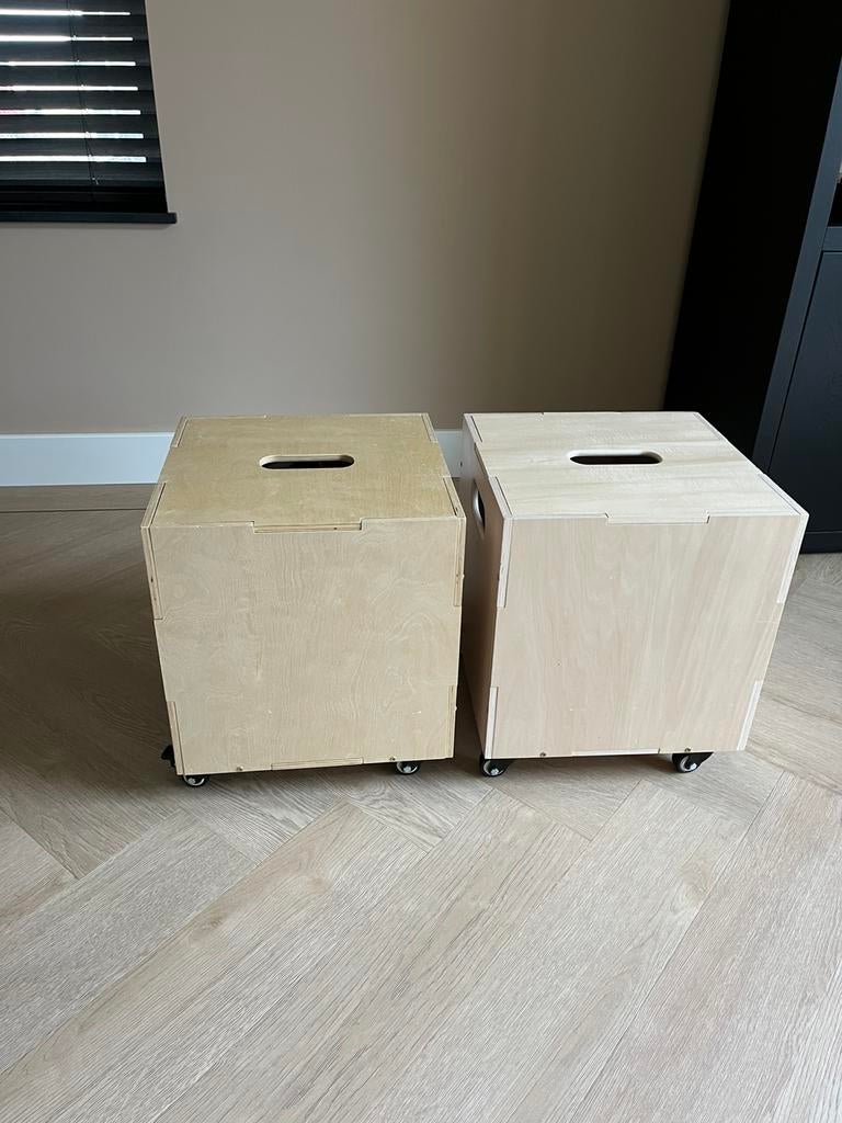 Nofred opbergbakken / speelgoedkist, Ophalen, Zo goed als nieuw, Overige houtsoorten, Minder dan 50 cm