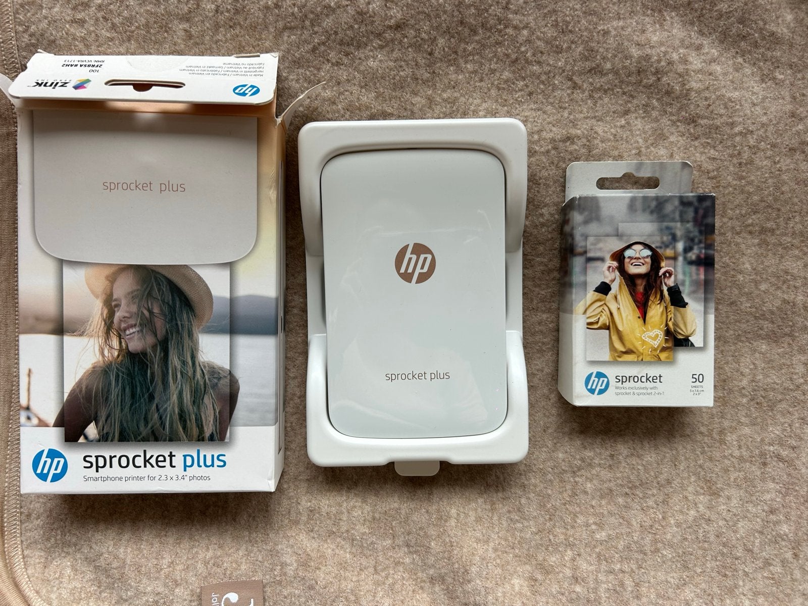 HP Sprocket Plus Fotoprinter - Draagbaar en Draadloos, Computers en Software, Fotoprinter, Ophalen of Verzenden, Thermo-printer