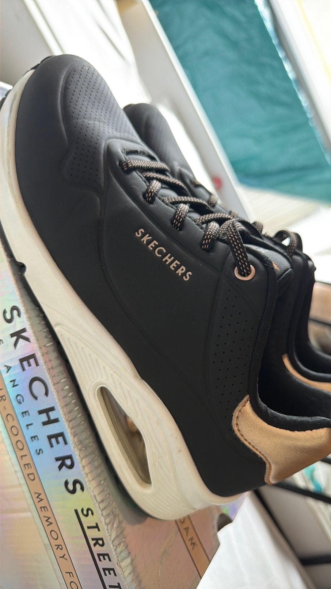 Skechers mt 39, Ophalen of Verzenden, Zo goed als nieuw, Zwart, Sneakers of Gympen