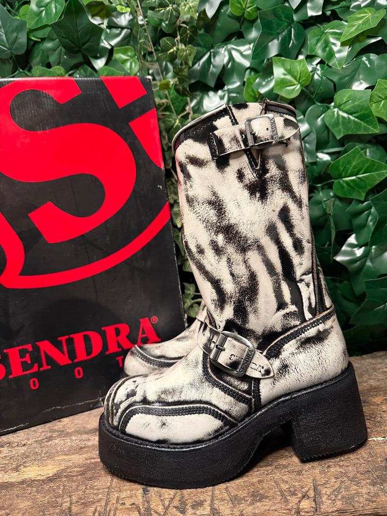 geweldig mooie vintage biker boots van Sendra maat 40, Zwart, Nieuw, Ophalen of Verzenden, Sendra