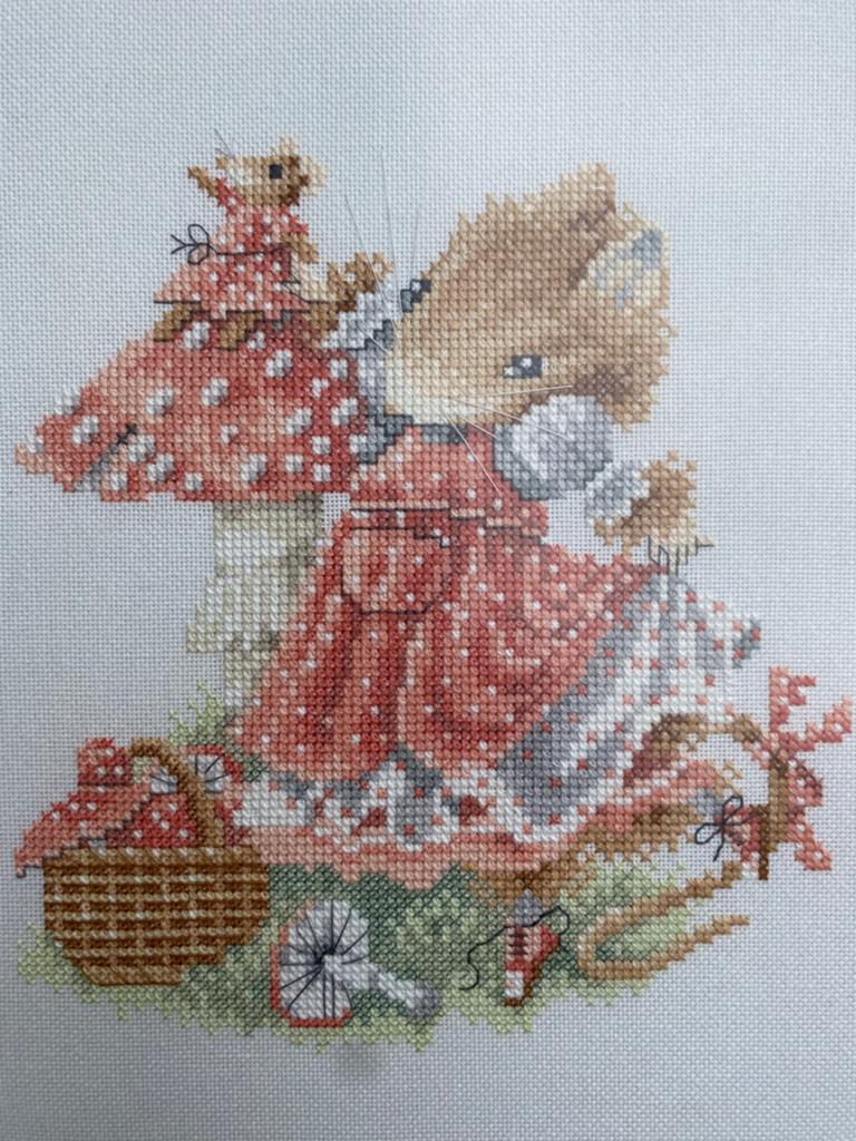 Vera de Muis - Lanarte - Herfsttafereel!, Ophalen of Verzenden, Zo goed als nieuw, Handborduren, Overige typen
