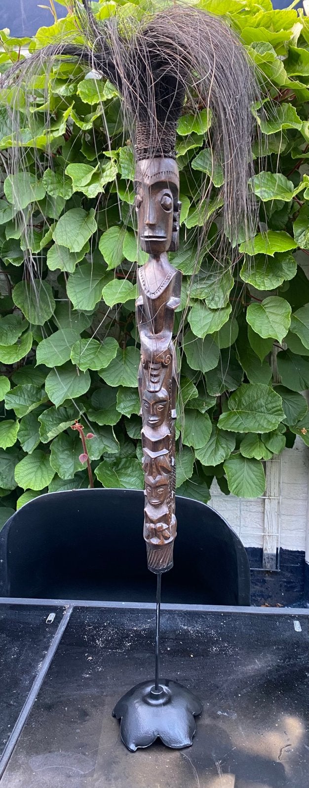 Afrikaanse kunst, ornament/mens op standaard, Huis en Inrichting, Woonaccessoires | Overige, Ophalen