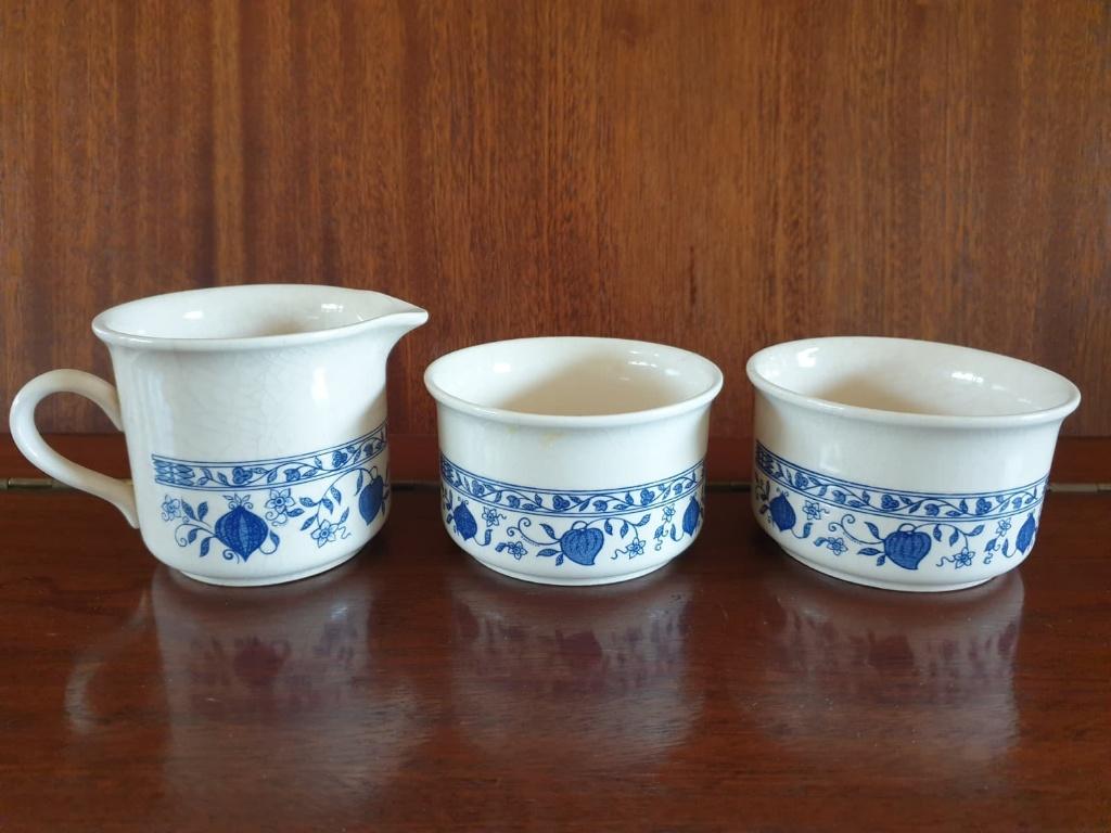 Vintage BILTONS (England) Melkkannetje en 2 Suikerpotjes, Gebruikt, Overige typen, Ophalen of Verzenden, Overige stijlen