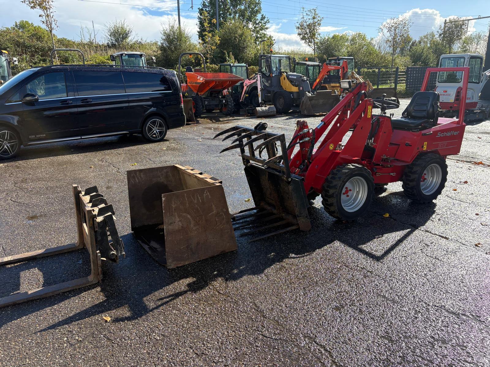 Schaffer 217 MARGE Minishovel / Shovel TOP MACHINE!!!, Ophalen, Wiellader of Shovel