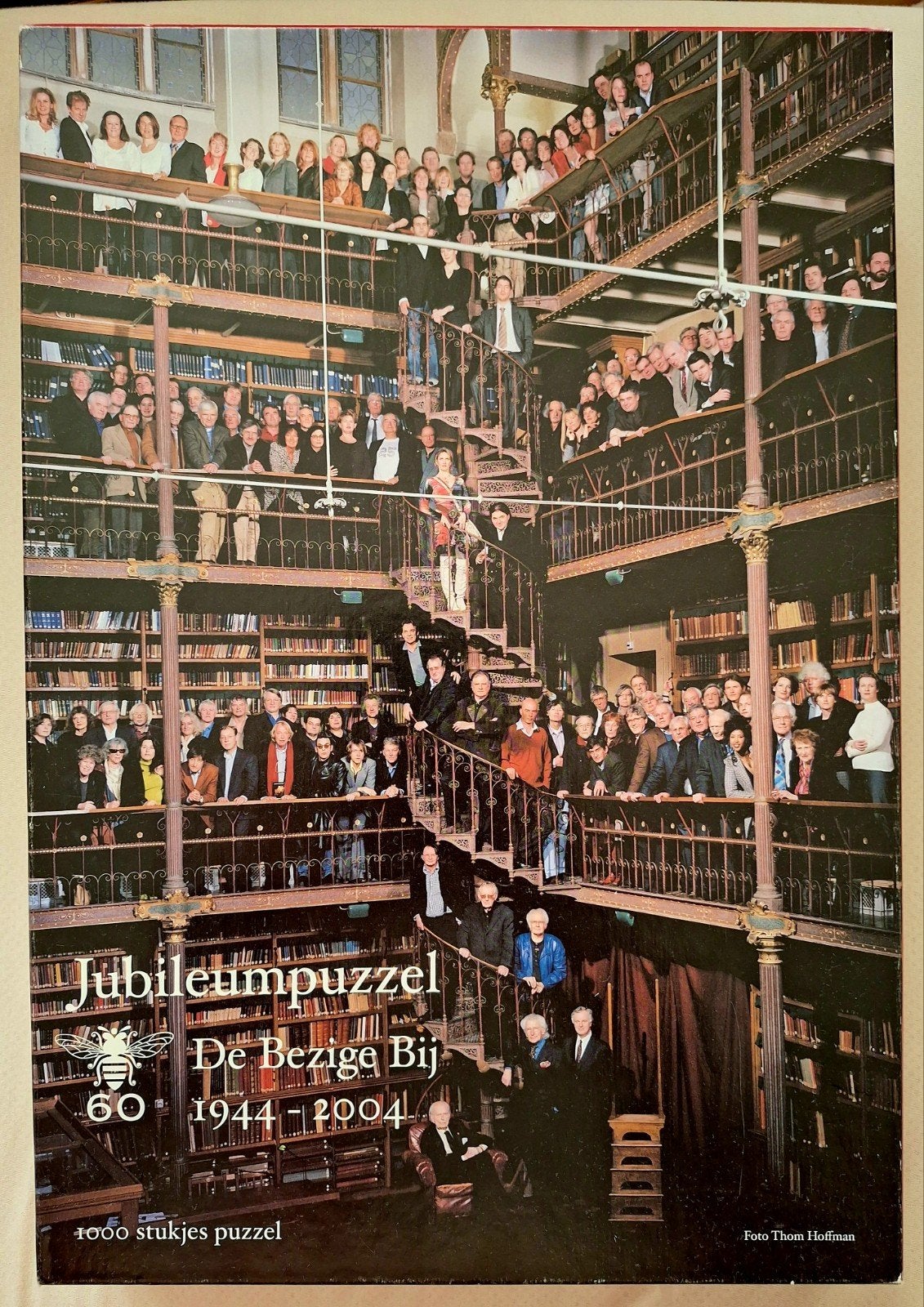 Jubileum Puzzle De Bezige Bij 60 jaar - 1000 stukjes, Ophalen of Verzenden, Meer dan 50 stukjes, Nieuw, 6 jaar of ouder