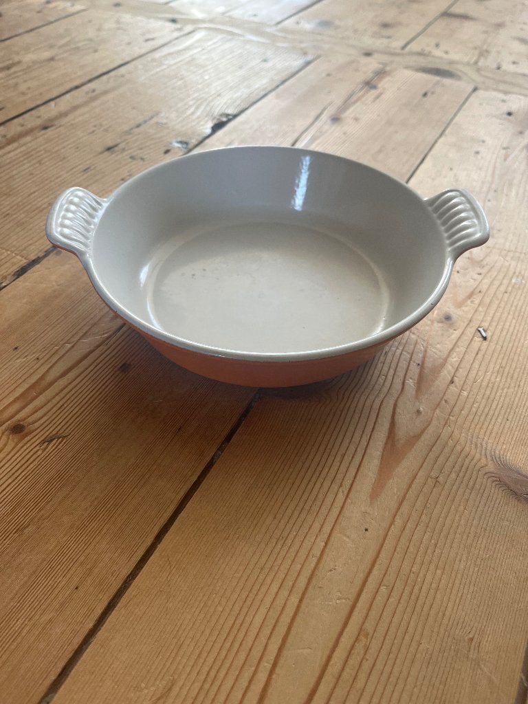 Le Creuset ovenschaal maat 18, Le Creuset, Ophalen of Verzenden, Overige materialen, Oranje