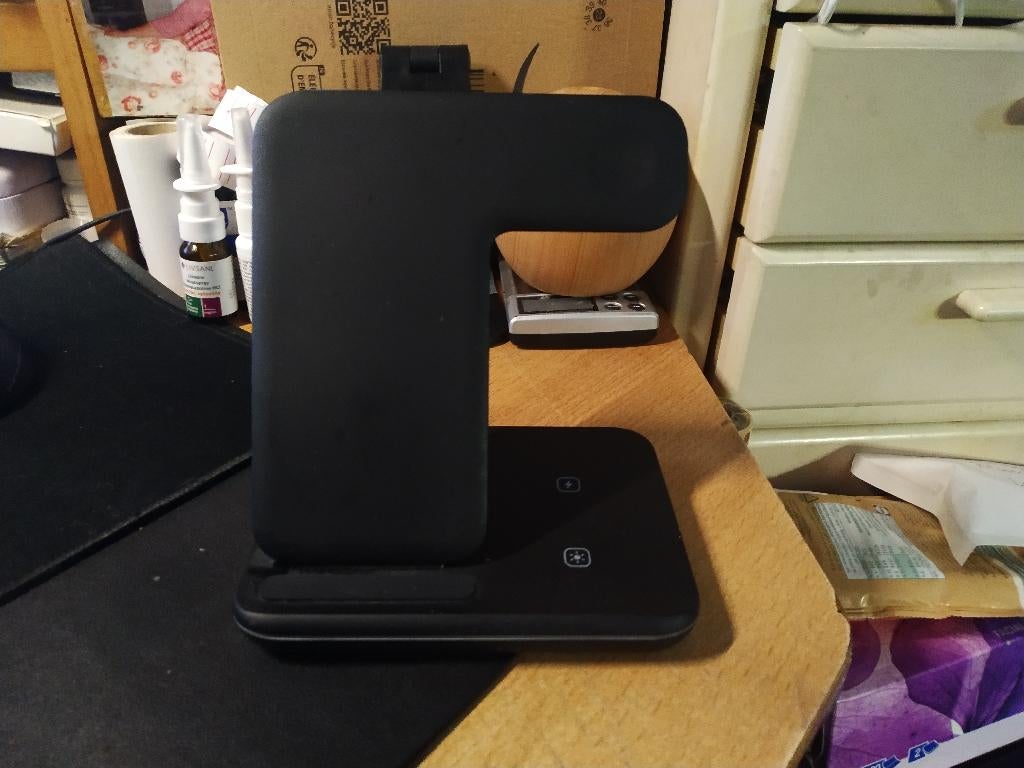 3 IN1 Fast Wireless Charger, Ophalen of Verzenden, Zo goed als nieuw, Apple iPhone