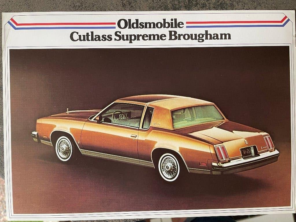 Folder, leaflet van Oldsmobile Cutlass, ca. 1979, Ophalen of Verzenden, Nieuw, Overige merken