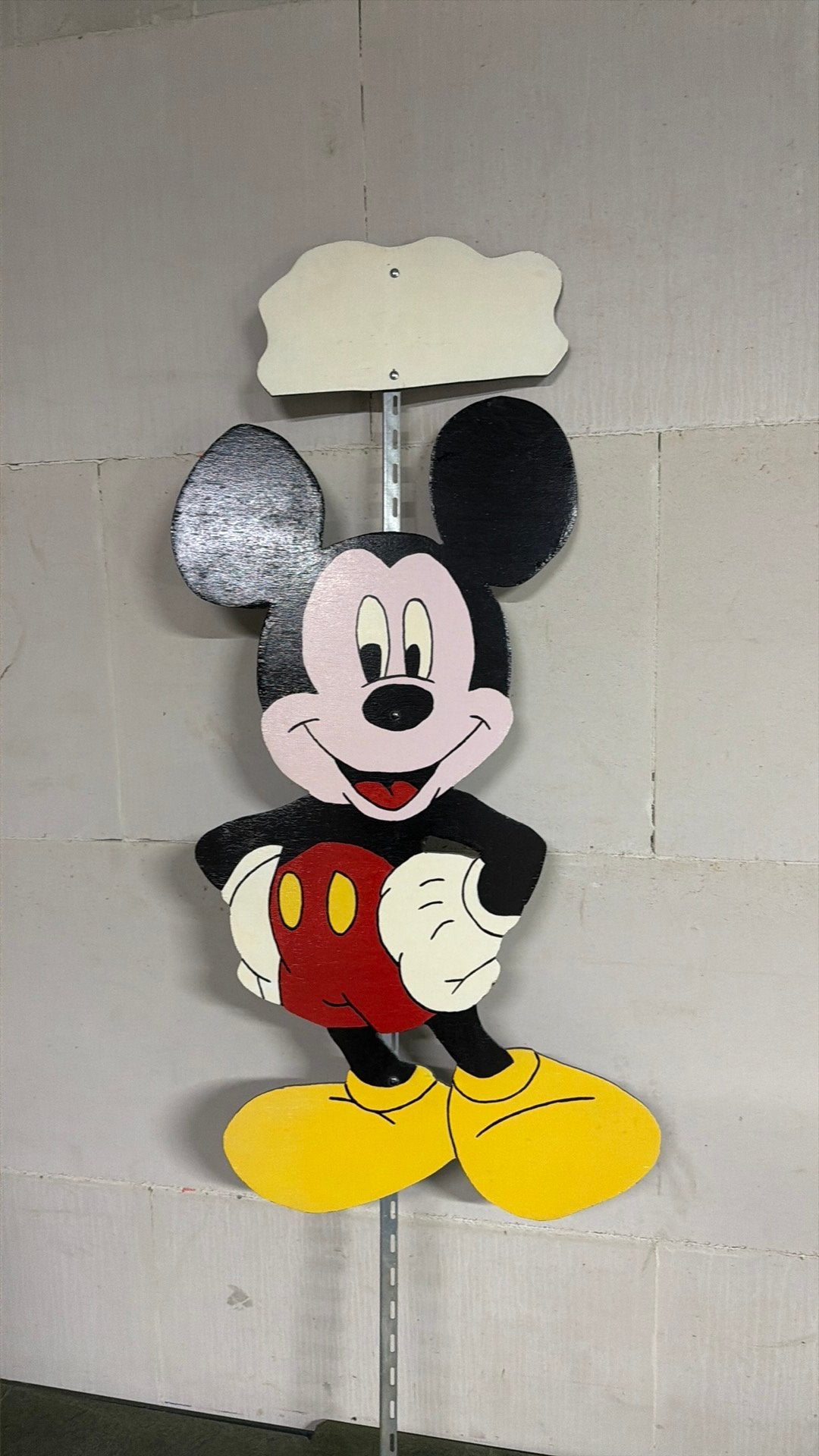 Geboorte bord mickey mouse, Ophalen, Zo goed als nieuw, Wanddecoratie