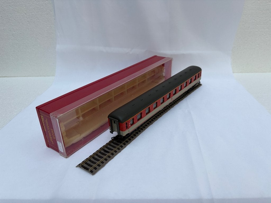 Set van 2 Rivarossi DB rijtuigen 1:87, Overige merken, Gebruikt, Gelijkstroom of Wisselstroom, Wagon