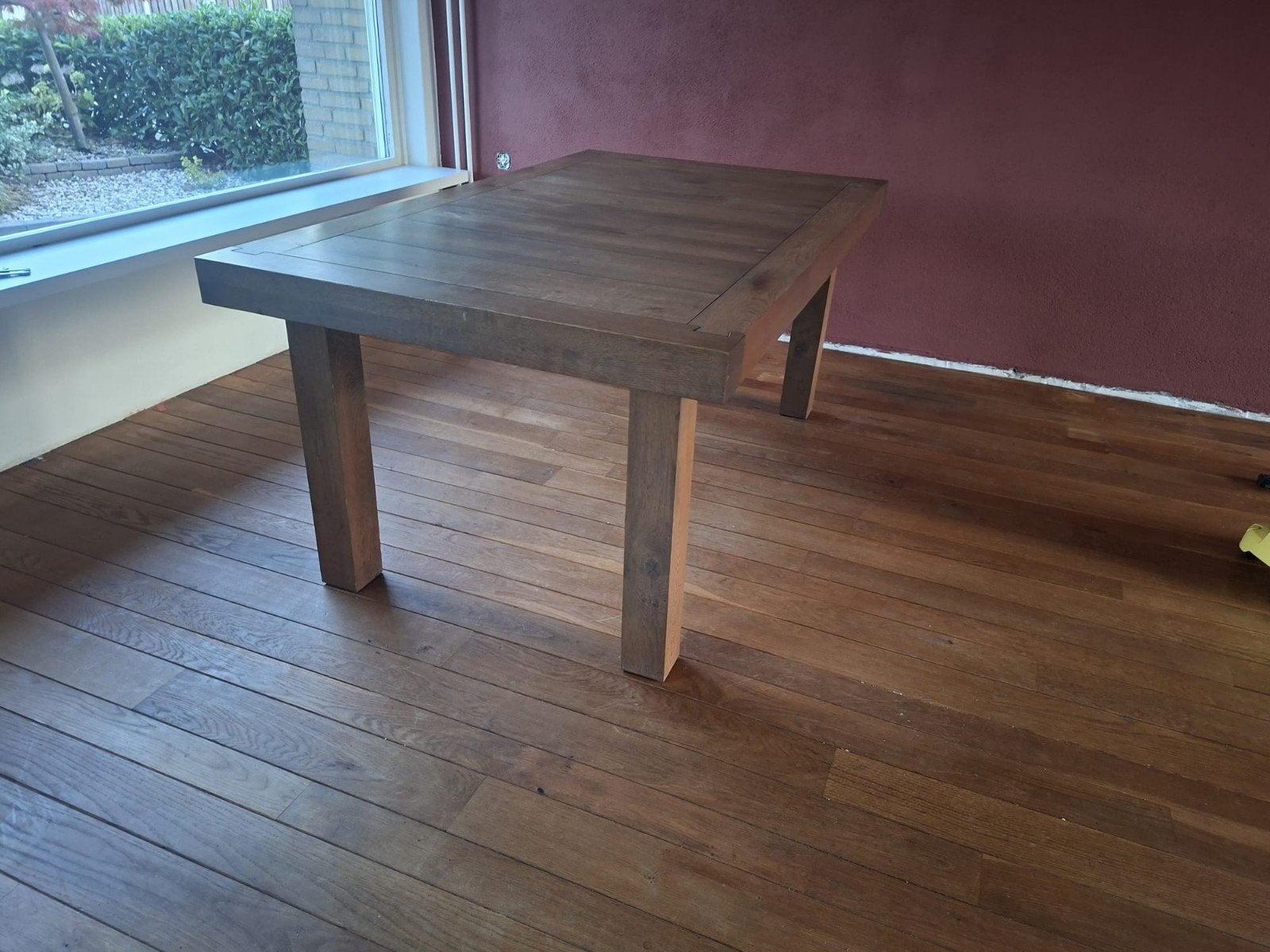 Eiken tafel van Van Dijk - 180x105 cm, Ophalen, Gebruikt, 100 tot 150 cm, Eikenhout