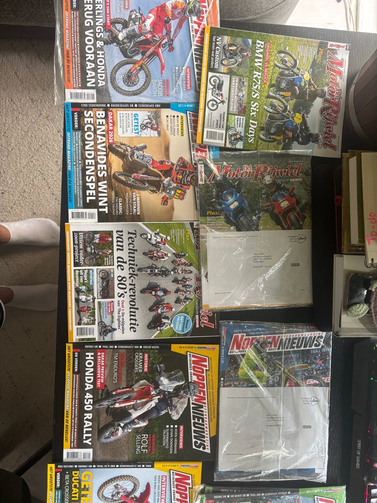 Collectie Motorbladen: Noppen Nieuws & MotorRijwiel, Ophalen of Verzenden, Gelezen, Sport en Vrije tijd