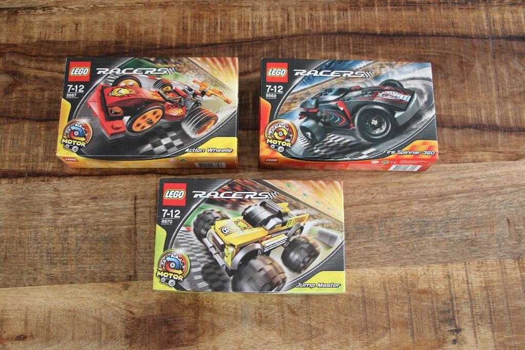 LEGO Racers, 8667 – 8669 - 8670. Nieuw, Kinderen en Baby's, Speelgoed | Duplo en Lego, Ongeopend/sealed, Lego, Nieuw, Ophalen of Verzenden