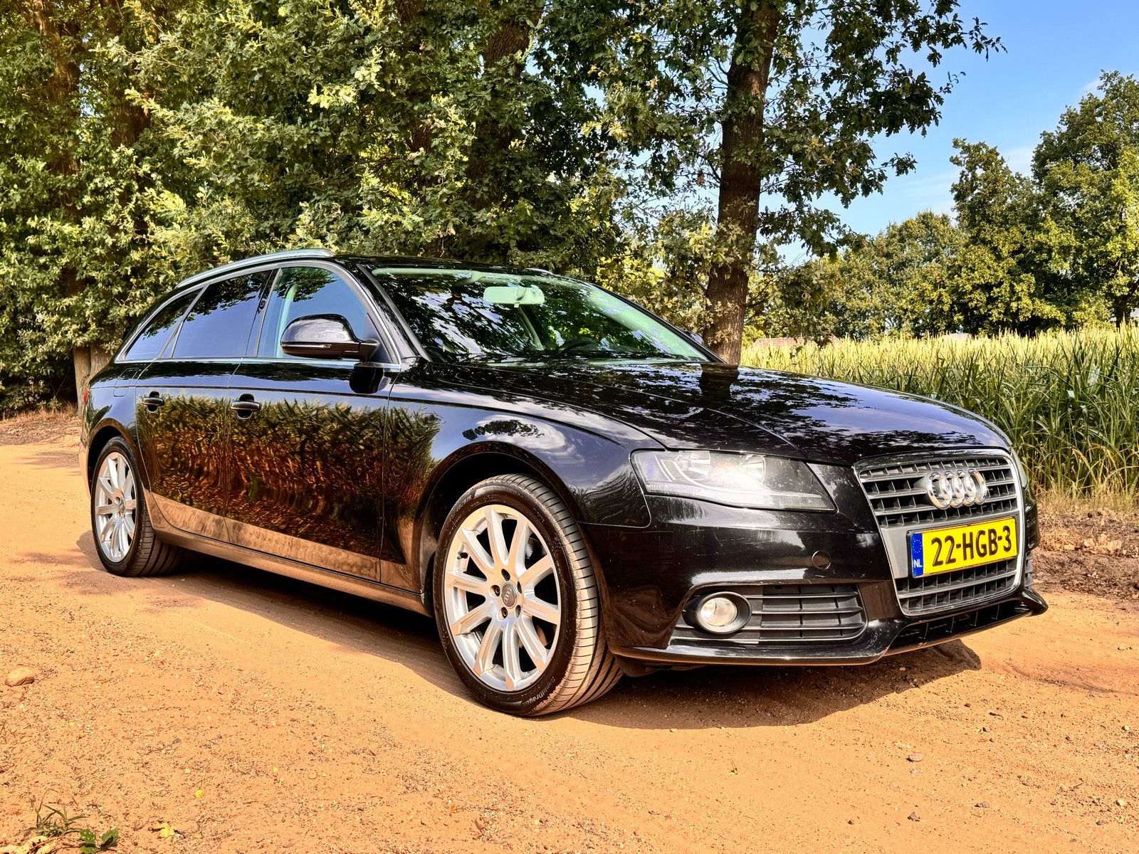 Audi A4 1.8 Tfsi 118KW Avant Multitronic 2008 Zwart, Auto's, Euro 5, Stof, 4 cilinders, 160 pk