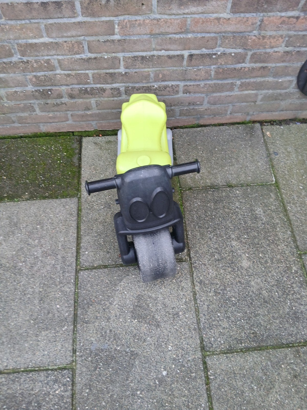 Loopmotor voor kinderen - Groen en Zwart, Ophalen of Verzenden, Gebruikt, Loopfiets
