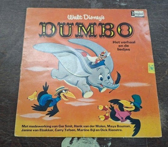 Walt Disney's Dumbo grammofoonplaat in zeer nette staat, Cd's en Dvd's, Vinyl | Filmmuziek en Soundtracks, Zo goed als nieuw, Overige formaten