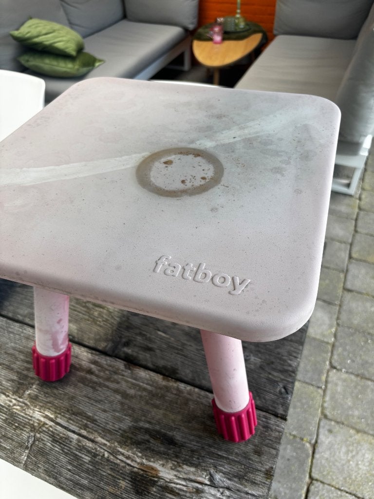 Fatboy kruk tafeltje, Ophalen, Gebruikt, IJzer