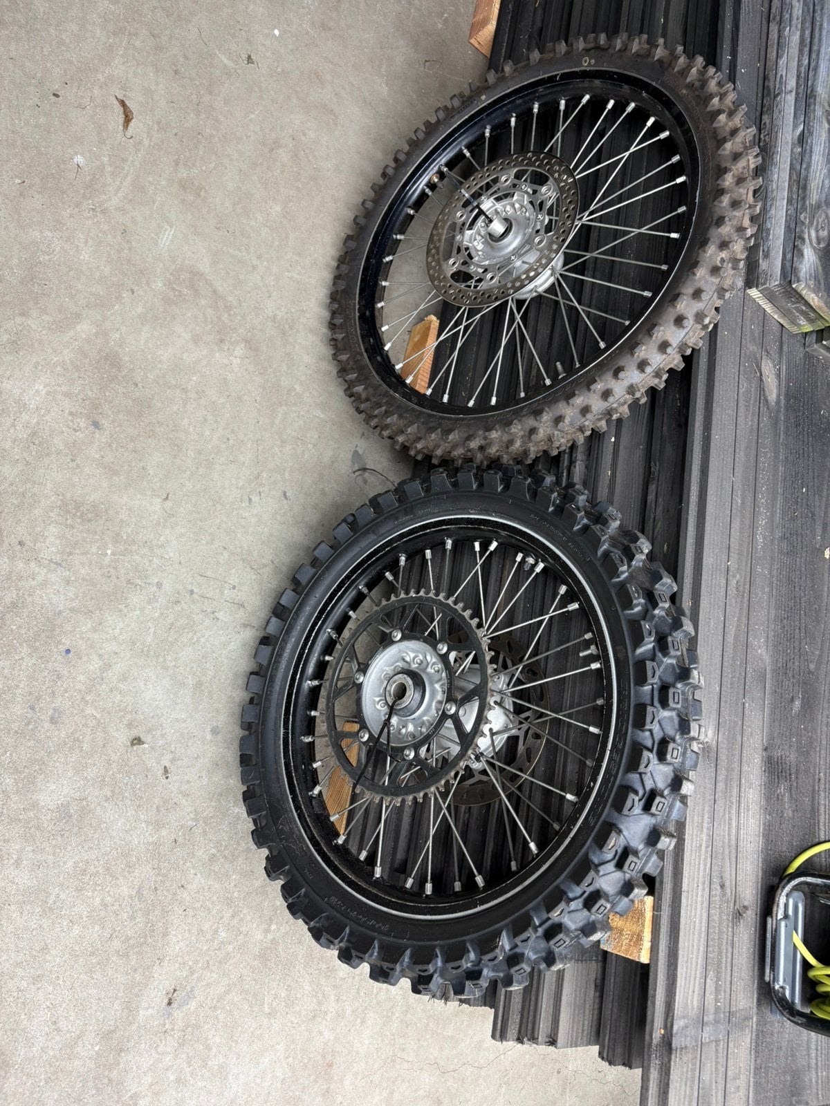 Yz 125 wielen, Ophalen, Gebruikt