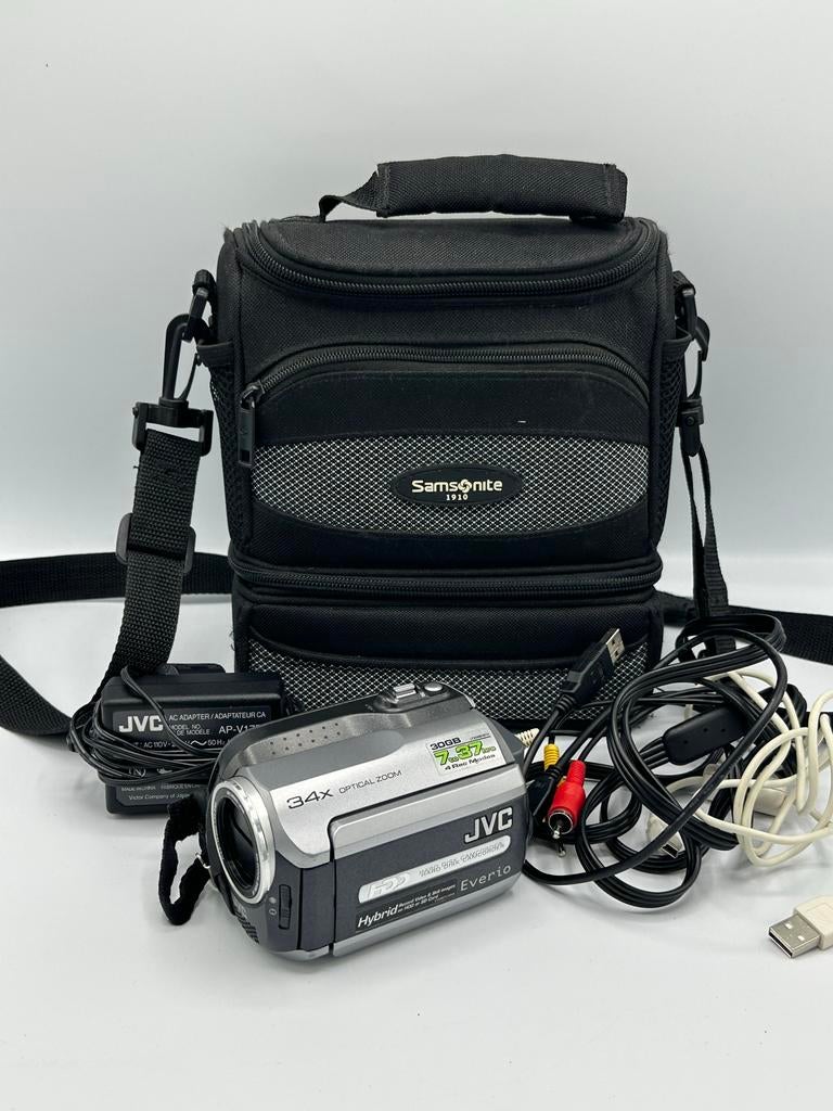 JVC Everio Hybrid Camcorder met 34x optische zoom, Gebruikt, JVC, 20x of meer, Overige soorten