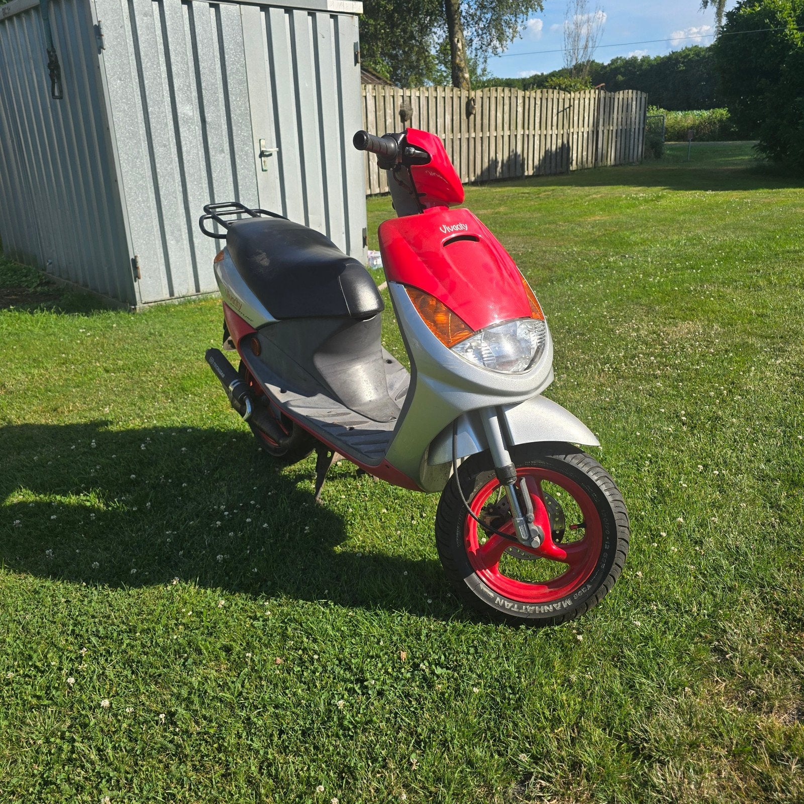 Peugeot vivacity 70cc malossi blauw kenteken, Ophalen, Tweetakt, Vivacity