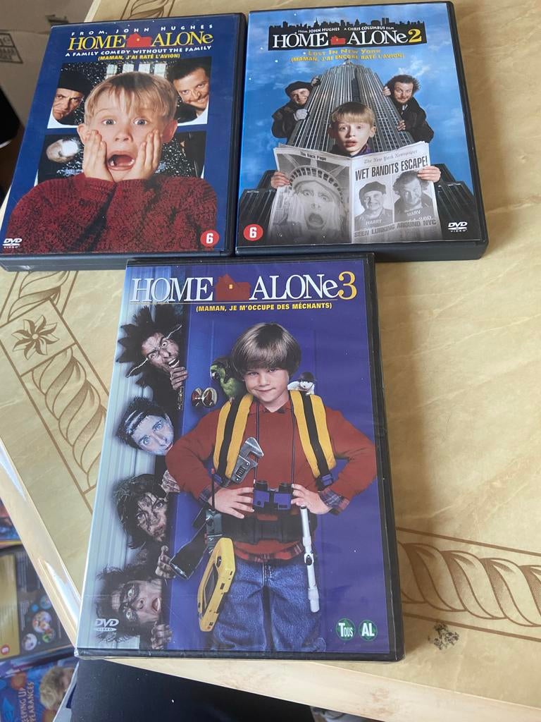 Home Alone 1, 2 & 3 DVD Boxset - Klassieke Komedie Collectie, Actiekomedie, Boxset, Ophalen of Verzenden, Zo goed als nieuw