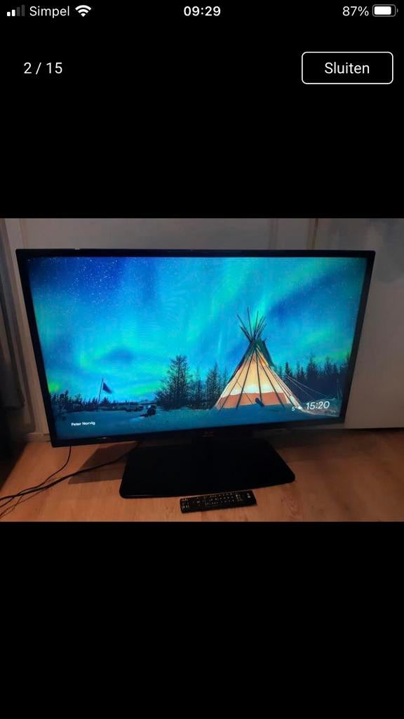 Lg tv televisie 40 inch full hd met chromecast smart tv, 50 Hz, Ophalen of Verzenden, Zo goed als nieuw, 100 cm of meer