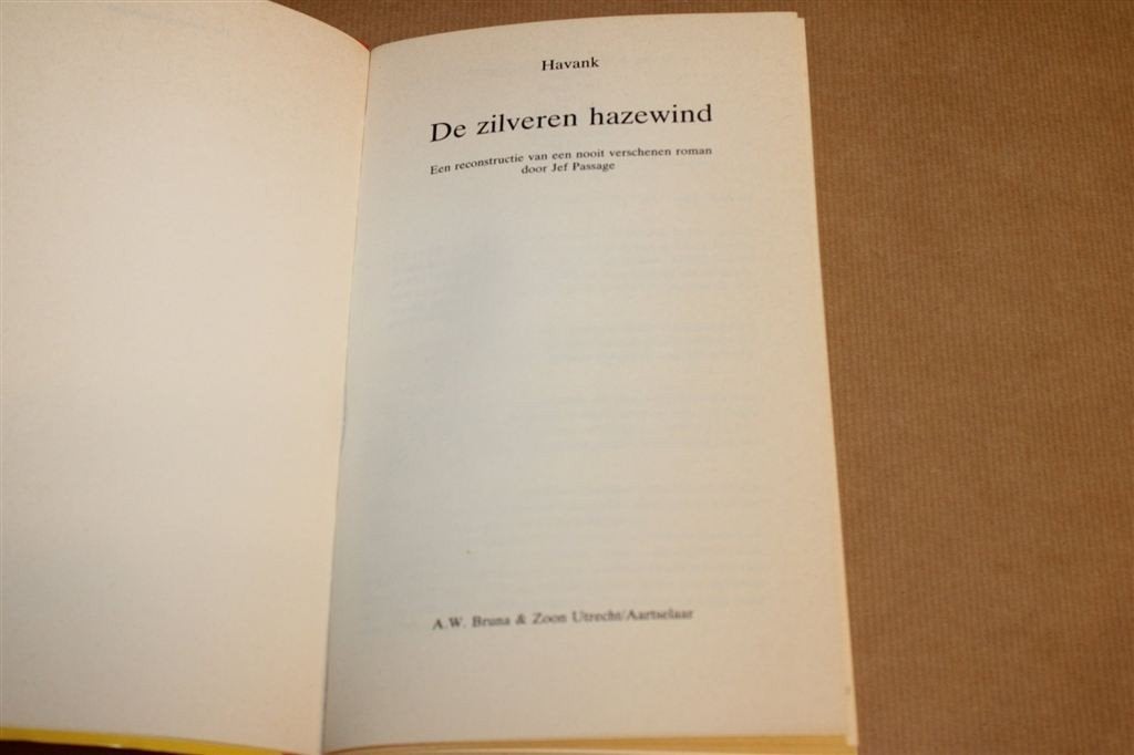 De Zilveren Hazewind — Havank, Detective/Misdaadroman, Boeken, Detectives, Ophalen of Verzenden, Gelezen