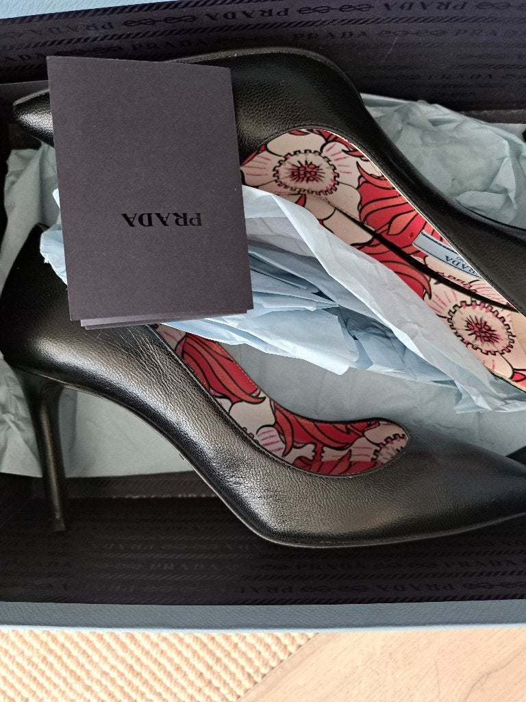 PRADA - heels, Prada, Verzenden, Zwart, Zo goed als nieuw
