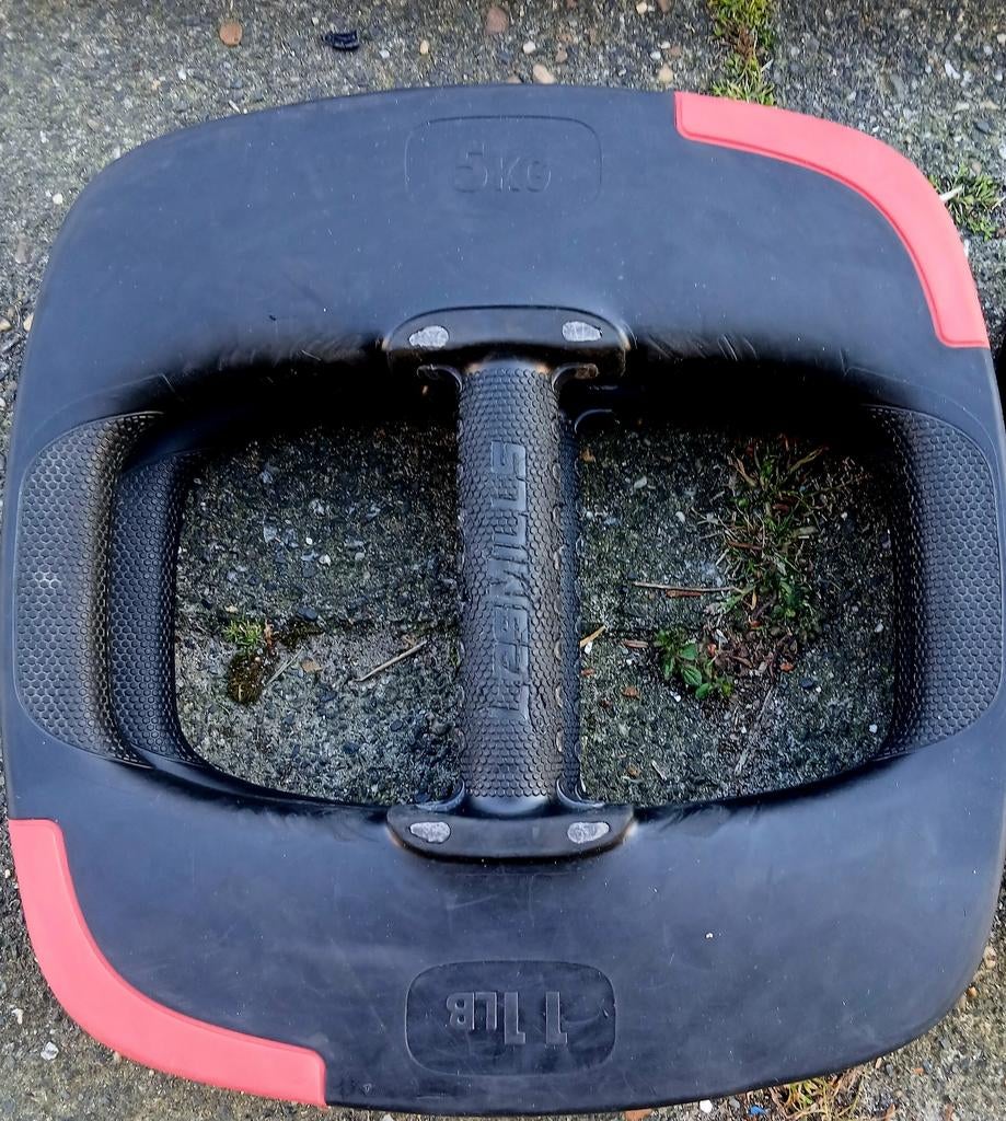 Les Mills 2.0 bodypumpset, Ophalen, Zo goed als nieuw, Benen, Stepbank